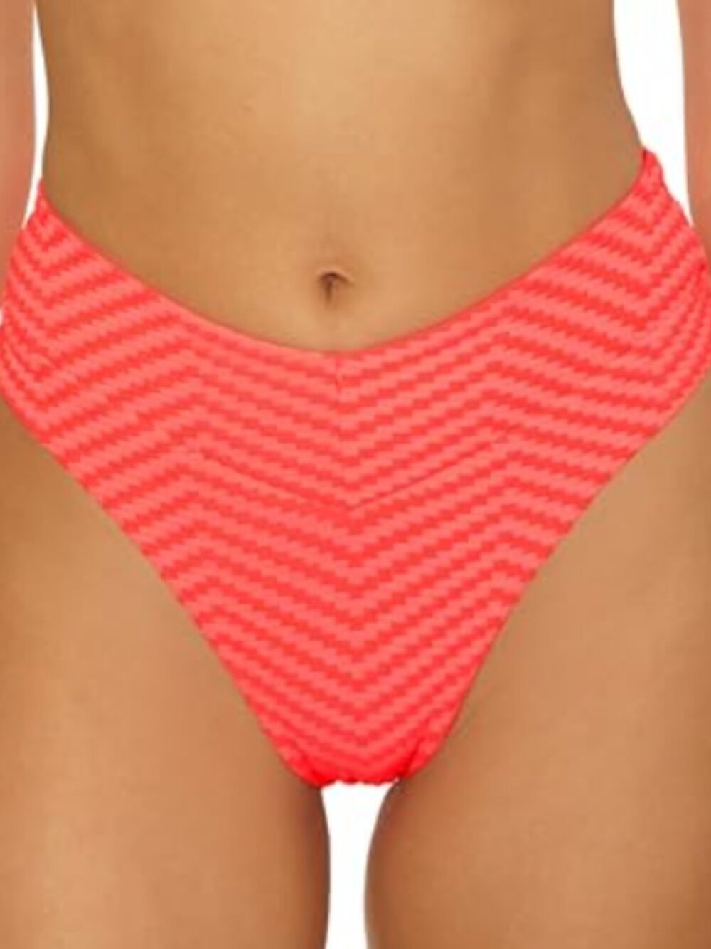 BECCA Connect - Women's High Waist Bikini Bottom, Cheeky Coverage XS 12381